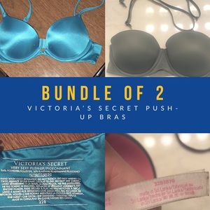 Bundle of 2 Victoria’s Secret push-up bras